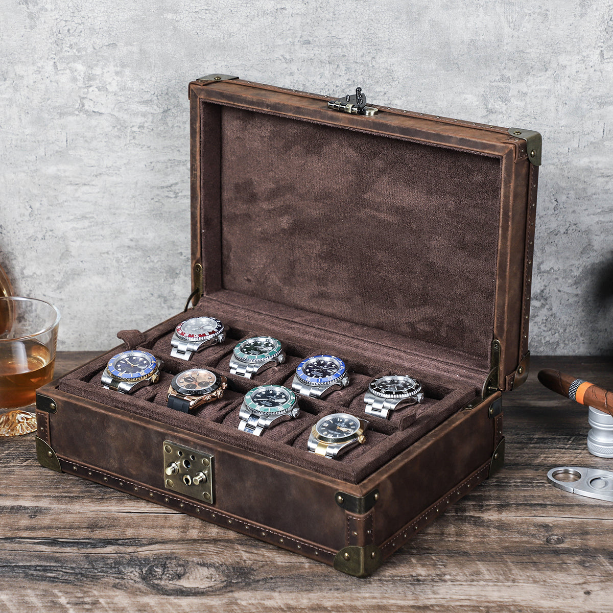 Luxury 5/6/8/10 Slot Watch Collection Case