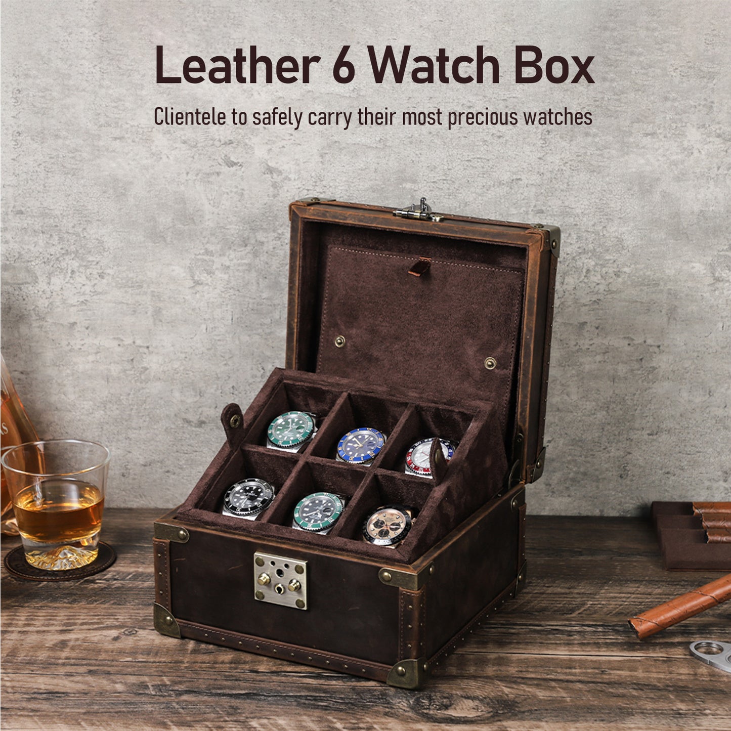 Luxury 5/6/8/10 Slot Watch Collection Case