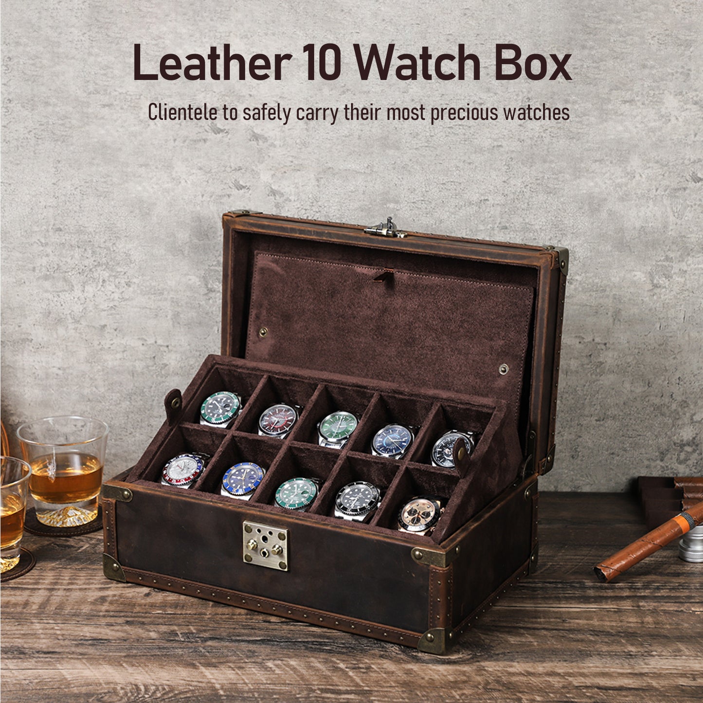 Luxury 5/6/8/10 Slot Watch Collection Case