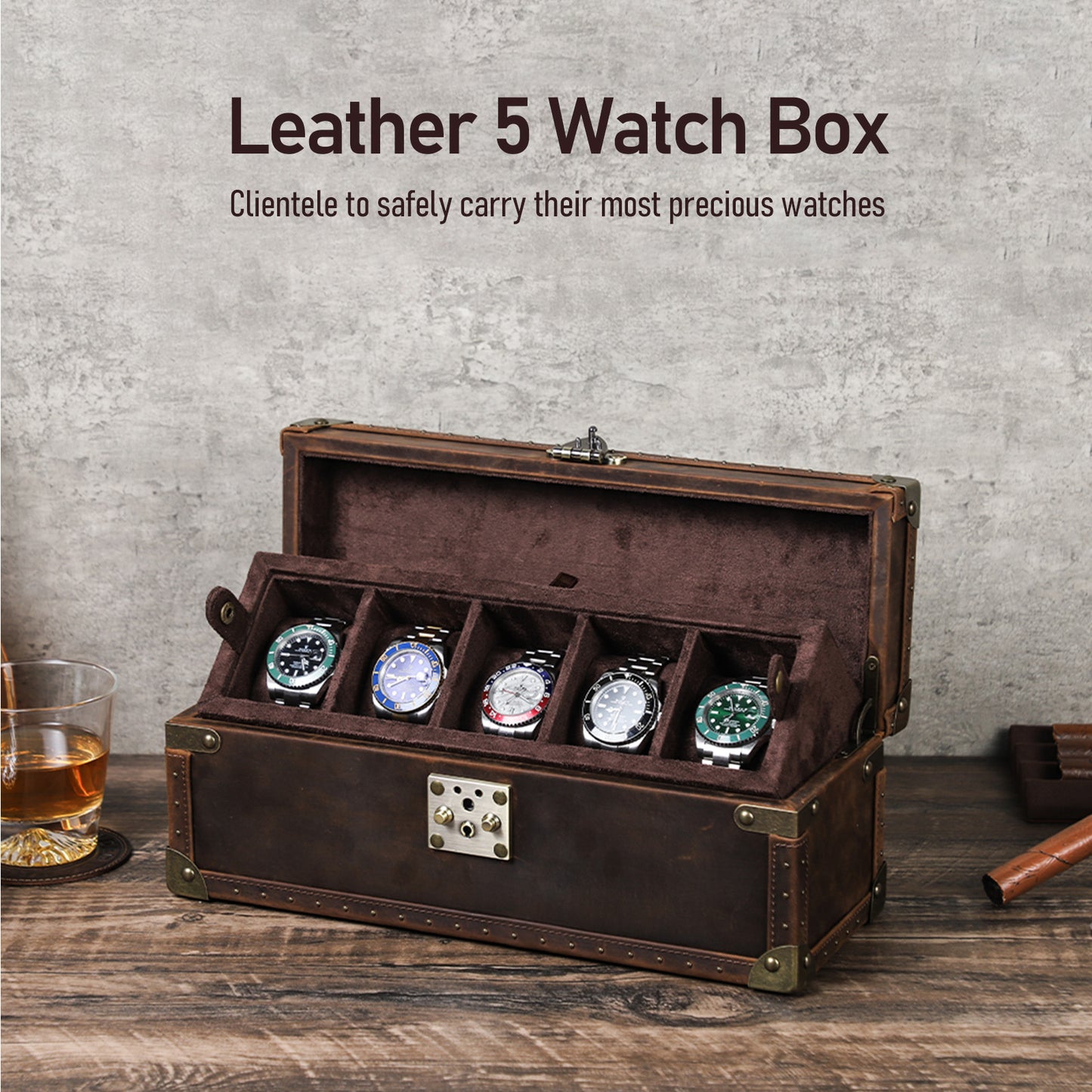 Luxury 5/6/8/10 Slot Watch Collection Case