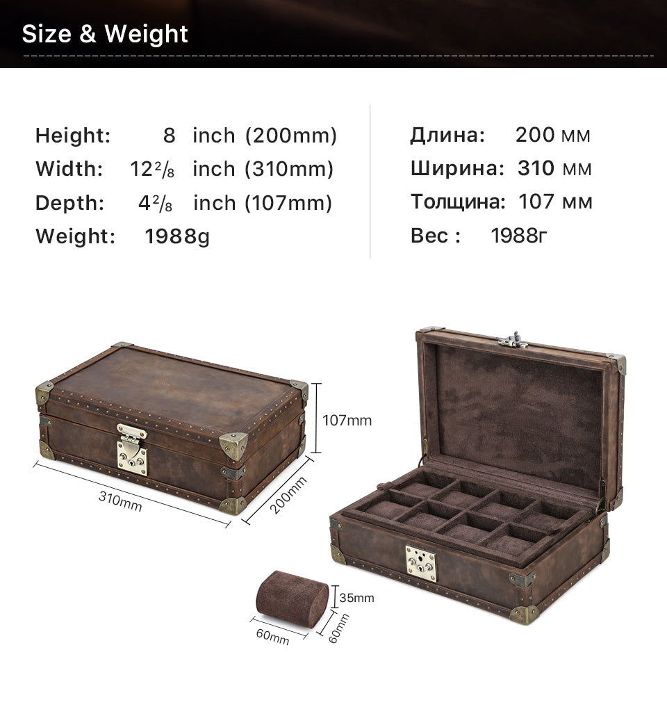 Luxury 5/6/8/10 Slot Watch Collection Case