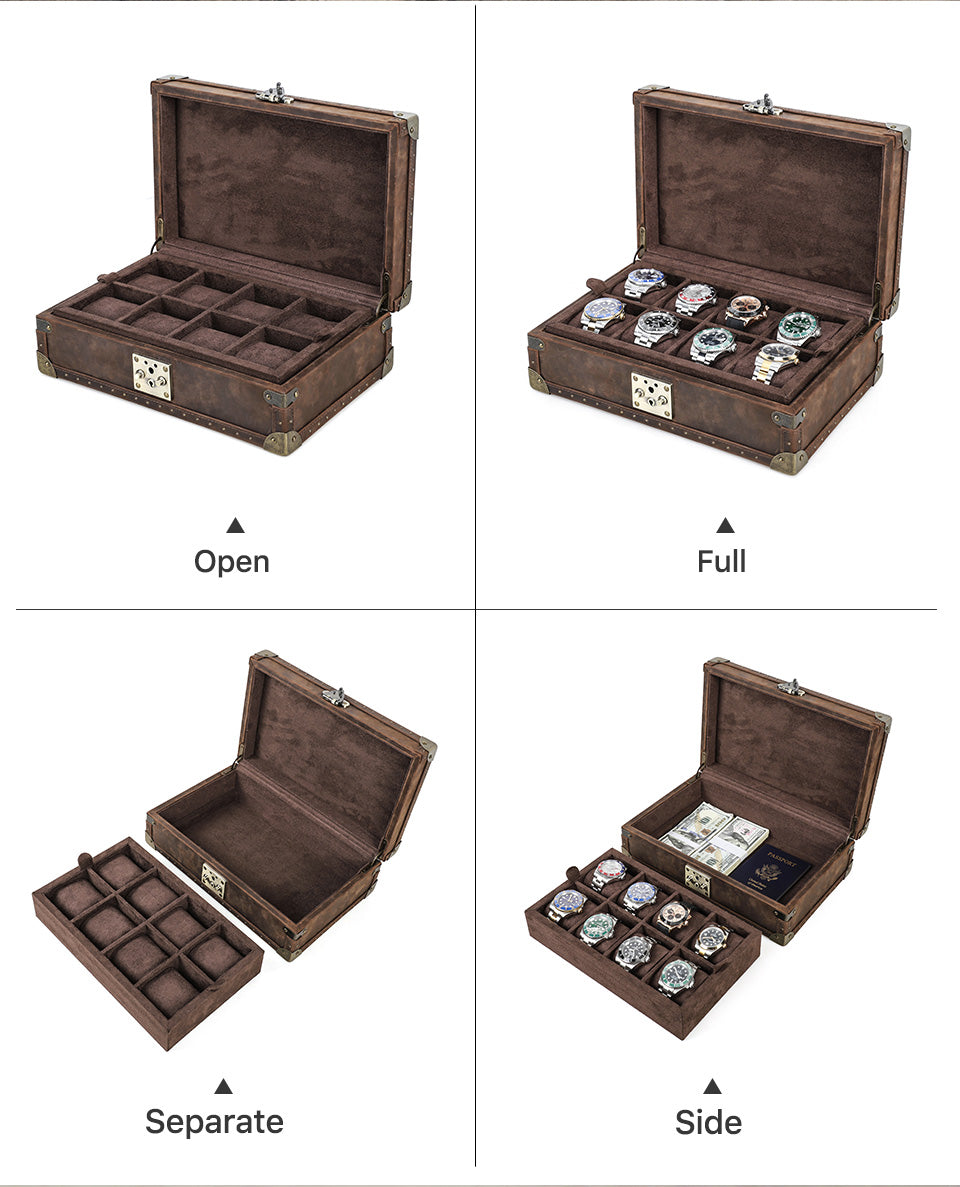 Luxury 5/6/8/10 Slot Watch Collection Case