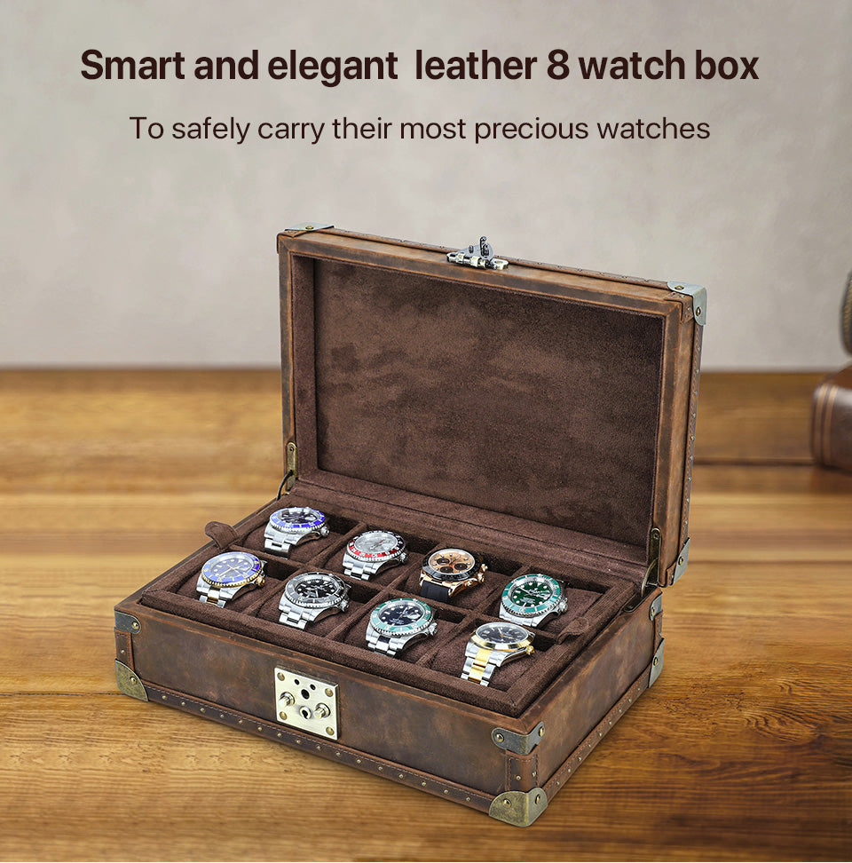 Luxury 5/6/8/10 Slot Watch Collection Case