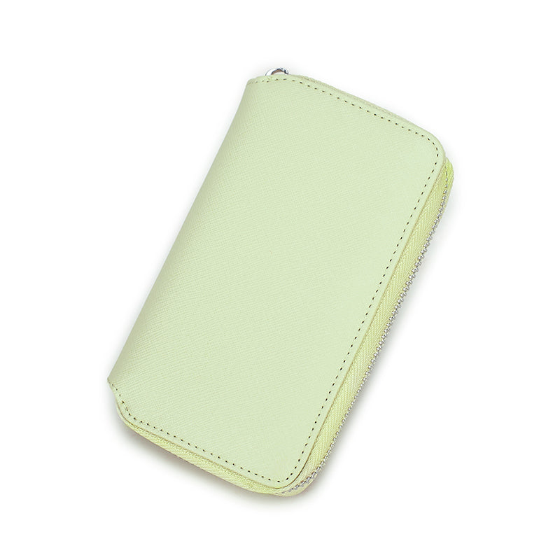 CONTACTS FAMILY Saffiano Leather 2 Slots Watch Case 5 Colors Choices