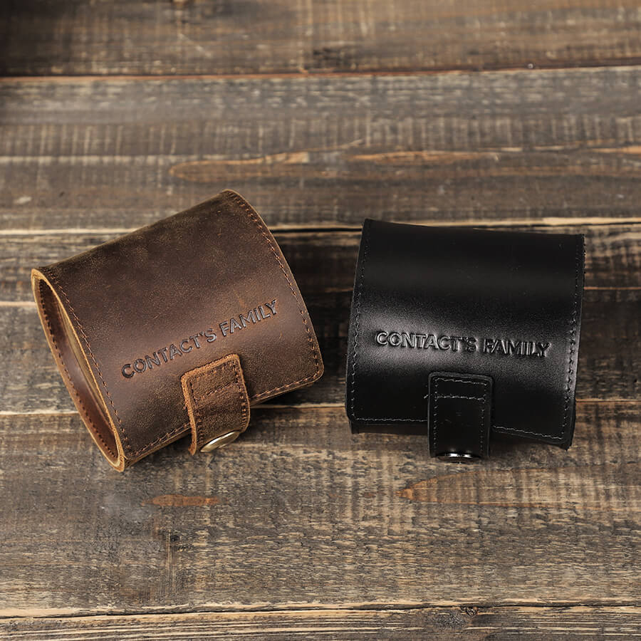 Single Watch Roll Case Genuine Leather Watch Box 1 PCS Watch Slot Cover New Retro Storage for Gift