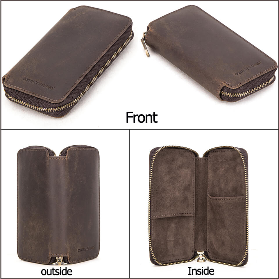 leather watch box, natural leather, 2 pcs watch holder,easy to use,for lover, for friends gift,Lederuhrbox