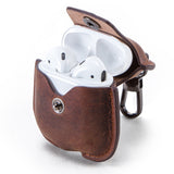 Hasp Leather Airpods Case Protective Case