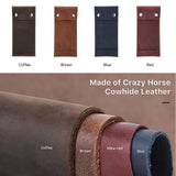 Hasp Leather Case Crazy Horse Leather Boxes for Watch