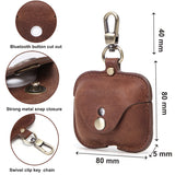 Genuine Leather Case For Apple Airpods Pro with Custom Name Engraving