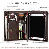 high capacity, many seperate pockets storage