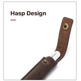 Nubuck Leather Hasp Case for Apple Pencil 2