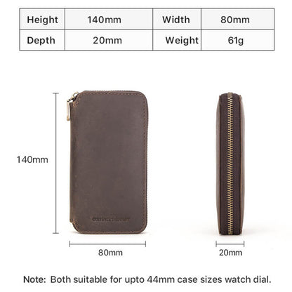 brand,leather watch case, pure leather