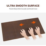 3 Size Leather Mouse Pad Table Mat Office Home Laptop Desk Mat Solid Color PC Keyboard Mat