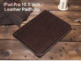 Leather ipad Case Phone Card Slots Roomy Zipper Pouch Bag for iPad Pro 10.5" Phone Holder CONTACTS FAMILY