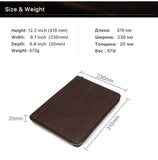 Leather ipad Case Phone Card Slots Roomy Zipper Pouch Bag for iPad Pro 10.5" Phone Holder CONTACTS FAMILY