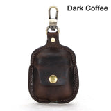 Personal Engraving Cowhide Leather Case for AirPods