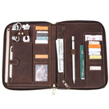 Leather ipad Case Phone Card Slots Roomy Zipper Pouch Bag for iPad Pro 10.5" Phone Holder CONTACTS FAMILY